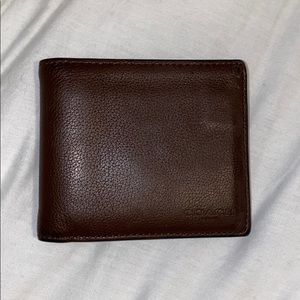 Men’s Coach Brown Leather Wallet